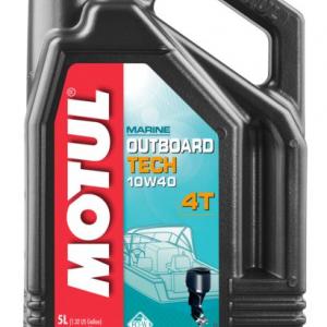 Моторна олія MOTUL OUTBOARD TECH 4T 10W40 5L- фото 1