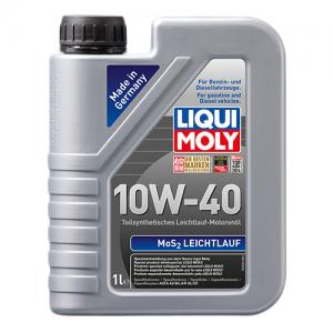 Моторна олія напівсинтетична LIQUI MOLY MoS2 LEICHTLAUF SAE 10W-40 1L- фото 1