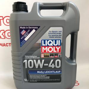 Моторна олія напівсинтетична LIQUI MOLY MoS2 LEICHTLAUF SAE 10W-40 5L- фото 1