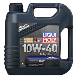 Моторна олія напівсинтетична LIQUI MOLY OPTIMAL SAE 10W-40 4L- фото 1