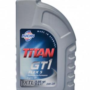 Моторне масло синтетичне FUCHS TITAN GT1 FLEX 5 0W-20 1L- фото 1