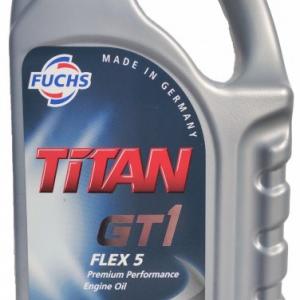 Моторне масло синтетичне FUCHS TITAN GT1 FLEX 5 0W-20 5L- фото 1