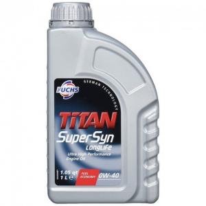 Моторна олія синтетична FUCHS TITAN SUPERSYN LONGLIFE SAE 0W-40 1L- фото 1