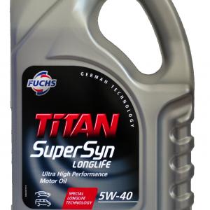 Моторне масло синтетичне FUCHS TITAN SUPERSYN LONGLIFE SAE 5W-40 4L- фото 1