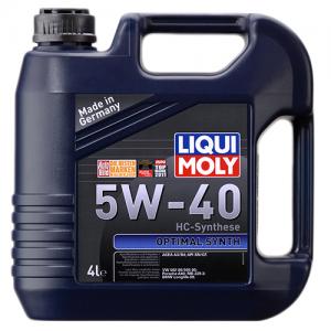 Моторна олія синтетична LIQUI MOLY OPTIMAL SYNTH SAE 5W-40 4L- фото 1