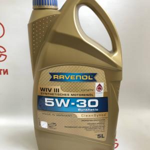 Моторна олія синтетична Ravenol 5W30 WIV III 5L- фото 1