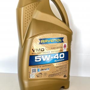 Моторна олива синтетична низькозольна Ravenol VMO 5W-40 4л- фото 1