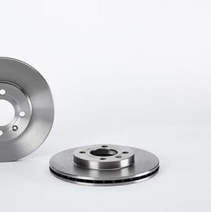 Гальмівний диск передній Brembo 09.5166.14 VW Caddy Golf Passat Polo Jetta 1.4-2.0- фото 1