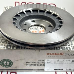 Гальмівний диск передній вентильований Metelli 23-0411 ВАЗ 2110, 1117, 2170 (R14)- фото 1