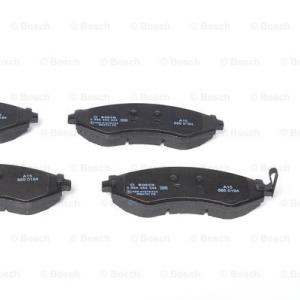 Гальмівні передні колодки Bosch 0 986 494 343 Chevrolet/Daewoo Aveo, Lacetti, Nubira, Tacuma 1.4-2.0- фото 1