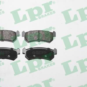 Задні гальмівні колодки LPR 05P1199 Chevrolet Aveo Lacetti Daewoo Lacetti Nubira 1.4-2.0- фото 1