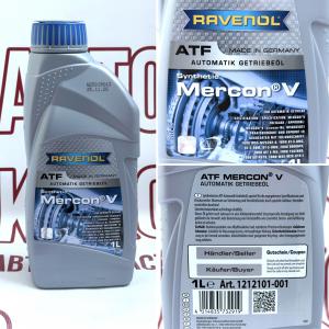 Трансмісійна гідравлічна рідина RAVENOL MERCON V Fluid 1L- фото 1